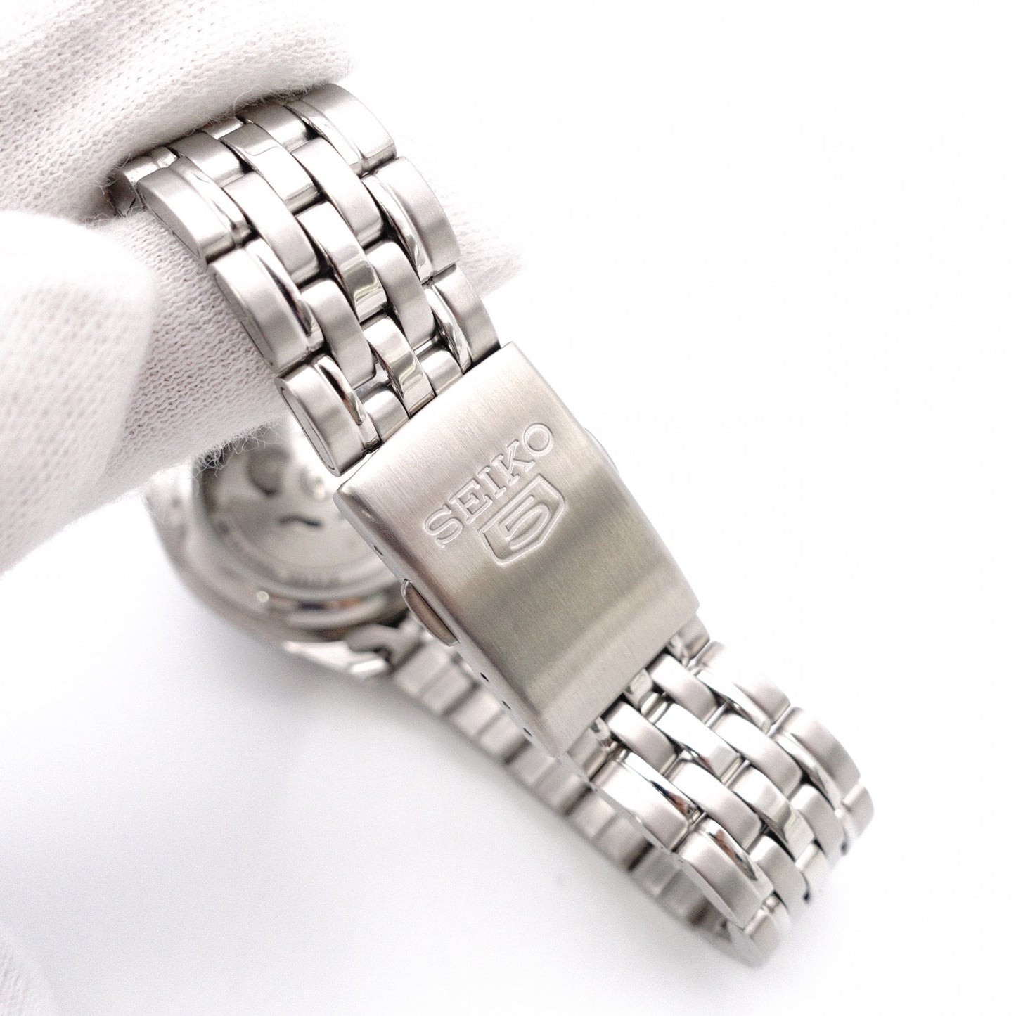 SEIKO Automatic SNK381KI Seiko 5 Watch, Stainless Steel, Silver