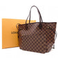 LOUIS VUITTON Neverfull Damier Ébène Shoulder Bag in Brown