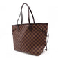 LOUIS VUITTON Neverfull Damier Ébène Shoulder Bag in Brown