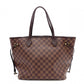 LOUIS VUITTON Neverfull Damier Ébène Shoulder Bag in Brown