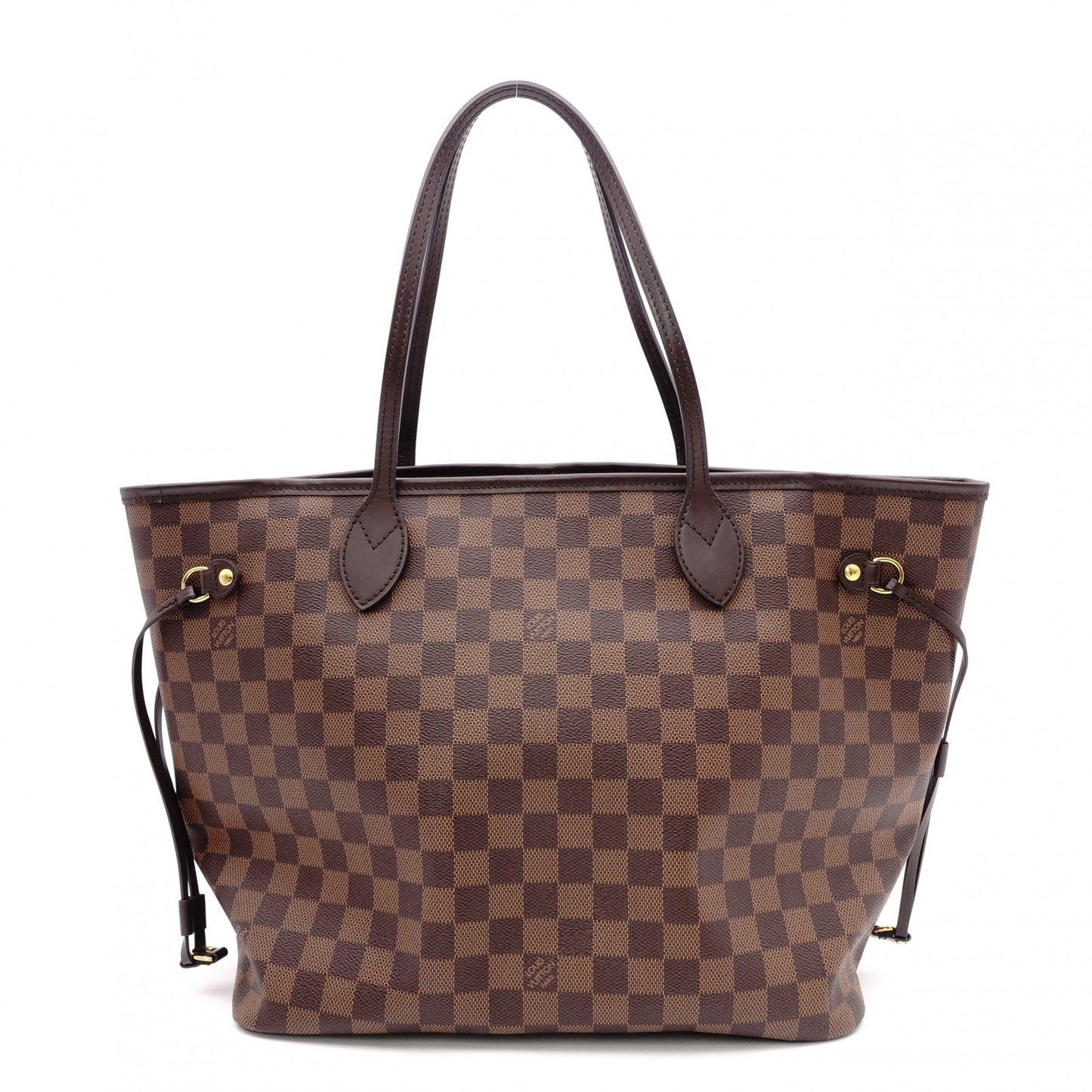 LOUIS VUITTON Neverfull Damier Ébène Shoulder Bag in Brown