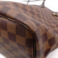 LOUIS VUITTON Neverfull Damier Ébène Shoulder Bag in Brown