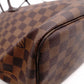 LOUIS VUITTON Neverfull Damier Ébène Shoulder Bag in Brown