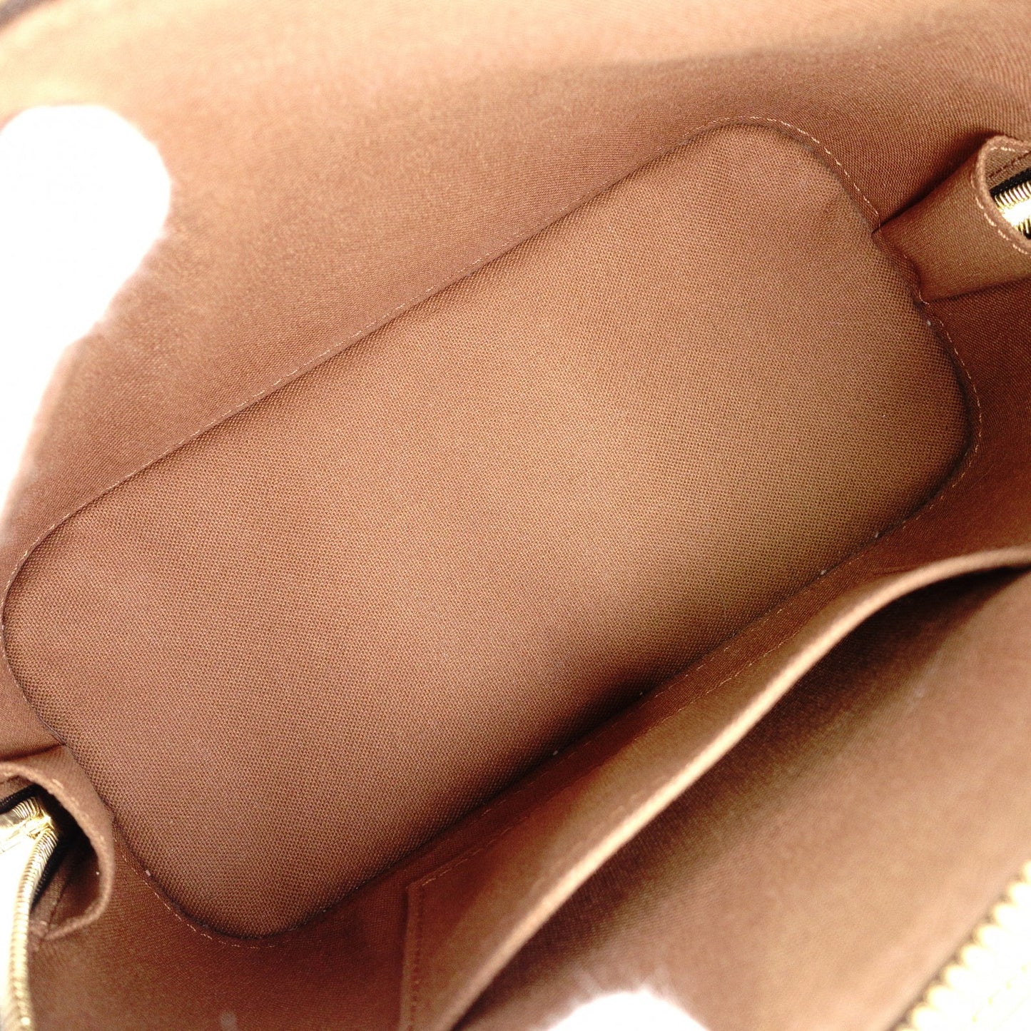 LOUIS VUITTON Alma BB Monogram Canvas Shoulder Bag with Leather and PVC Accents in Brown Tones (2-Way)