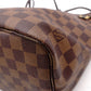 LOUIS VUITTON Neverfull Damier Ébène Shoulder Bag in Brown
