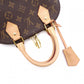 LOUIS VUITTON Alma BB Monogram Canvas Shoulder Bag with Leather and PVC Accents in Brown Tones (2-Way)
