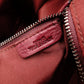 LOEWE Amazona 36 Boston Handbag, Canvas/Leather, Black/Gold, Silver Hardware, Women's