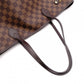 LOUIS VUITTON Neverfull Damier Ébène Shoulder Bag in Brown