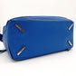 LOEWE Puzzle Bag Large Handbag Leather Blue 2-Way Shoulder 7-7-1157