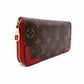 Louis Vuitton Retiro Zippy Wallet Monogram Red