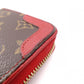 Louis Vuitton Retiro Zippy Wallet Monogram Red