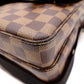 LOUIS VUITTON Broadway Damier Shoulder Bag, Leather and PVC, Brown, Men's Business Bag