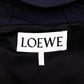 LOEWE Anagram IT/EU Size 46 M–L Nylon Jacket, Polyester/Nylon, Navy, Drawstring Hood