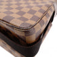 LOUIS VUITTON Broadway Damier Shoulder Bag, Leather and PVC, Brown, Men's Business Bag