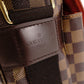 LOUIS VUITTON Broadway Damier Shoulder Bag, Leather and PVC, Brown, Men's Business Bag