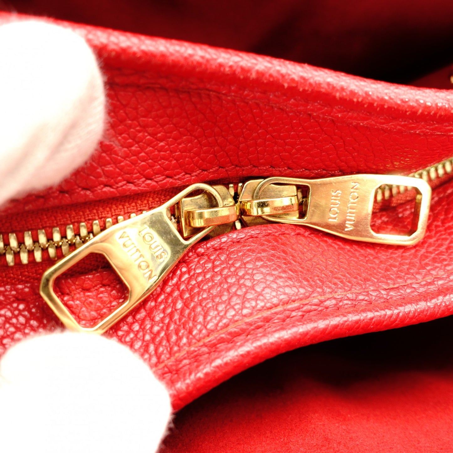 Louis Vuitton Monogram Canvas Popincourt PM Handbag Brown × Red 2-Way Crossbody 7-9-259