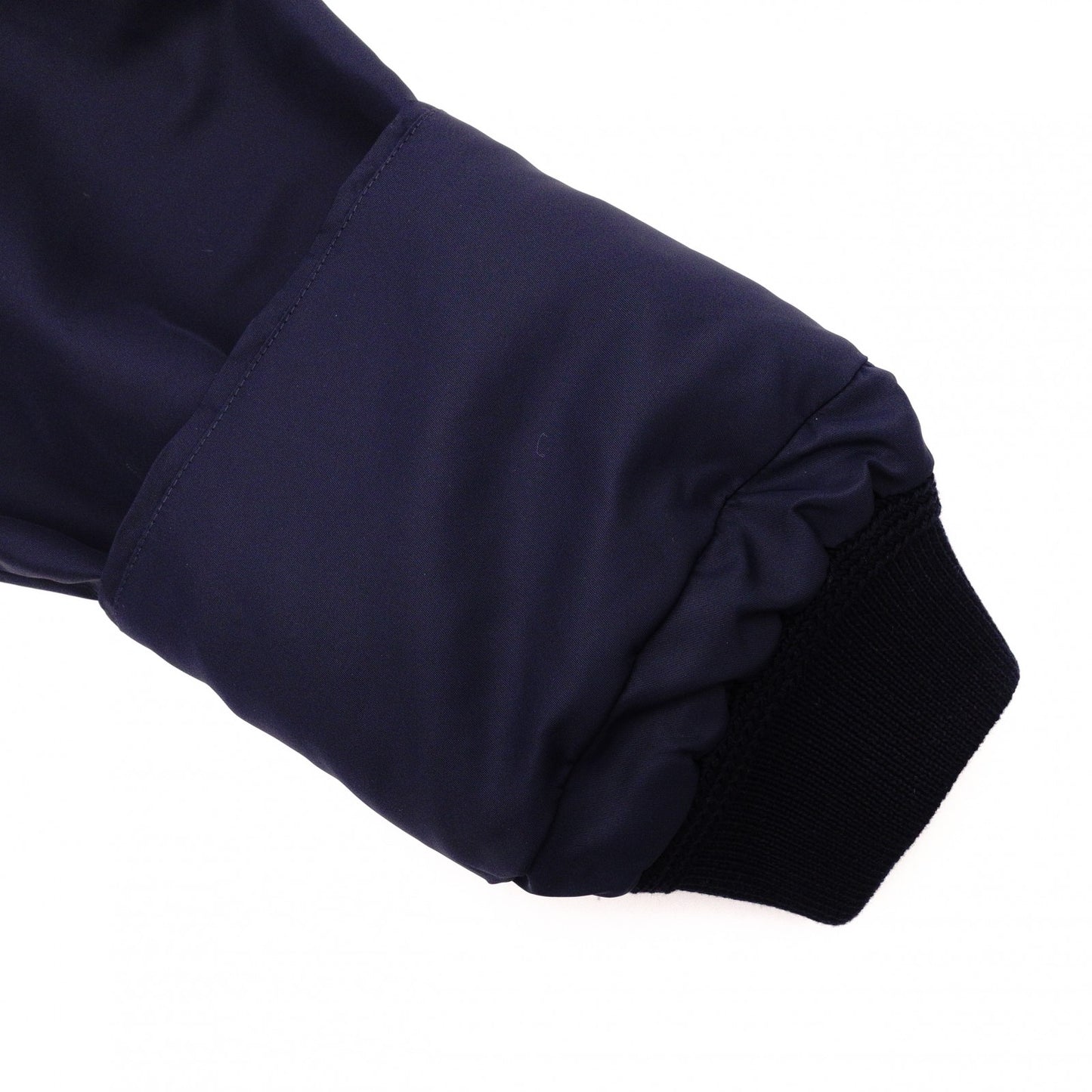 LOEWE Anagram IT/EU Size 46 M–L Nylon Jacket, Polyester/Nylon, Navy, Drawstring Hood