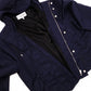LOEWE Anagram IT/EU Size 46 M–L Nylon Jacket, Polyester/Nylon, Navy, Drawstring Hood