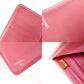 CHANEL Matelassé Long Wallet Leather Pink Silver Hardware Wallet