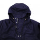 LOEWE Anagram IT/EU Size 46 M–L Nylon Jacket, Polyester/Nylon, Navy, Drawstring Hood