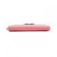 PRADA Round Zipper Saffiano Leather Long Wallet Leather Pink