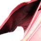 PRADA Round Zipper Saffiano Leather Long Wallet Leather Pink