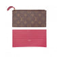 LOUIS VUITTON Pochette Felicity Monogram Canvas Shoulder Bag with PVC Trim, Brown, Crossbody