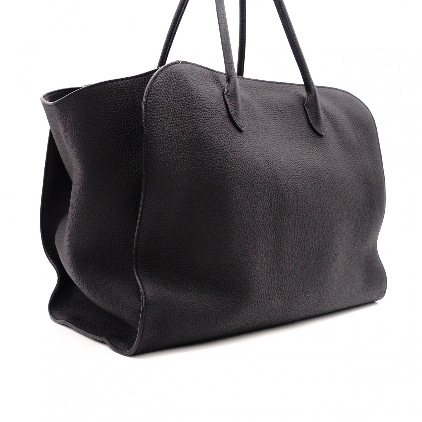 THE ROW Marlo 17 Tote Bag, Leather, Black, Shoulder Bag, Icon Bag