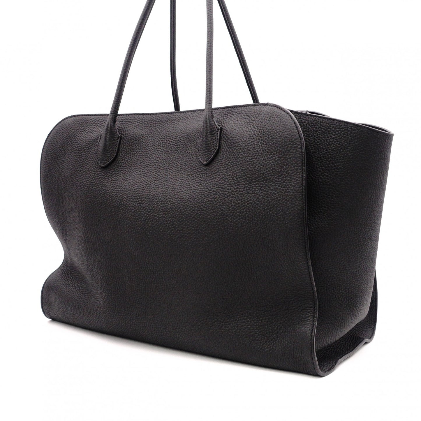 THE ROW Marlo 17 Tote Bag, Leather, Black, Shoulder Bag, Icon Bag