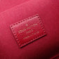 LOUIS VUITTON Pochette Felicity Monogram Canvas Shoulder Bag with PVC Trim, Brown, Crossbody