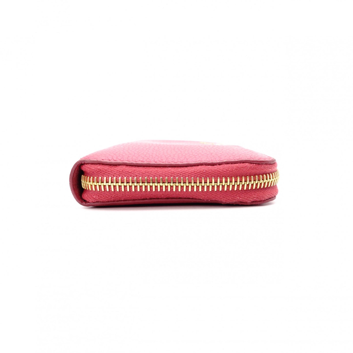 PRADA Saffiano Leather Long Wallet Pink with Gold Hardware