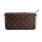 LOUIS VUITTON Pochette Felicity Monogram Canvas Shoulder Bag PVC Brown Crossbody