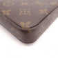 LOUIS VUITTON Pochette Felicity Monogram Canvas Shoulder Bag PVC Brown Crossbody