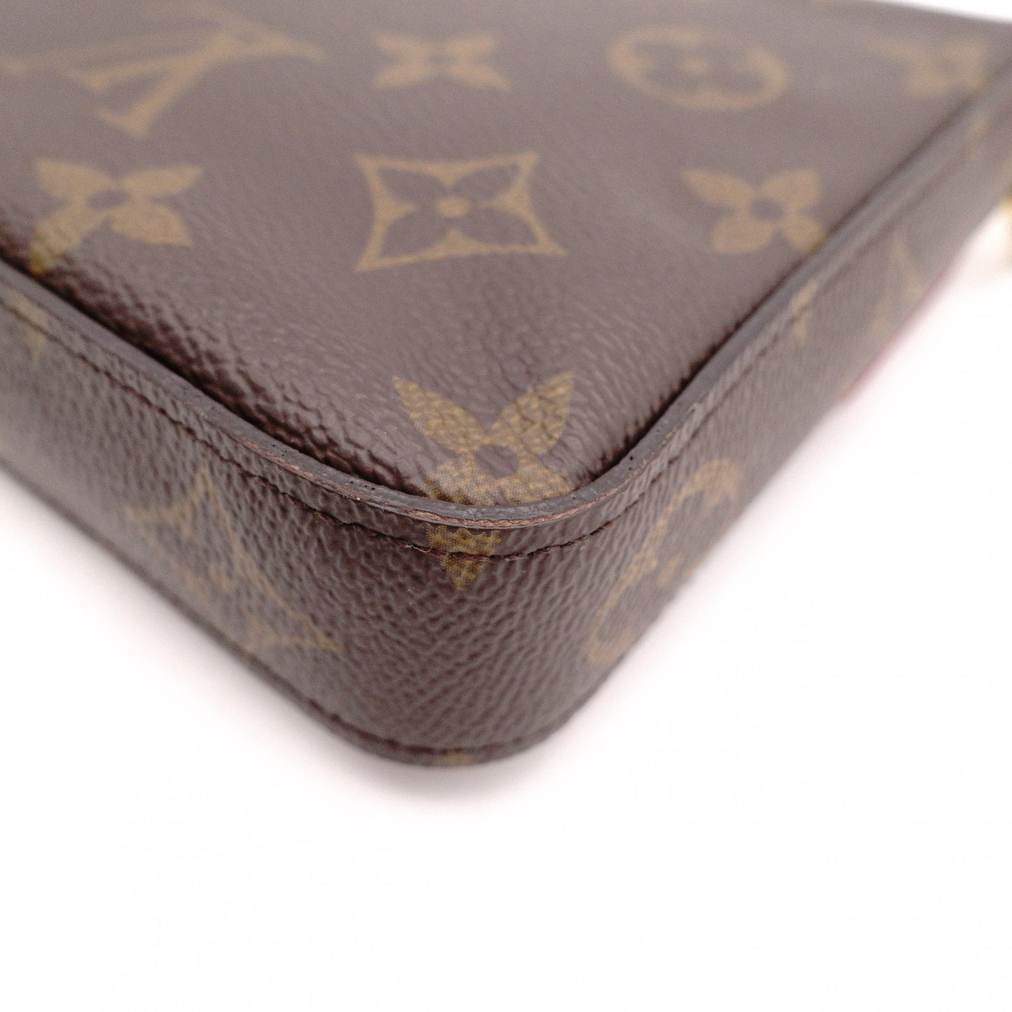 LOUIS VUITTON Pochette Felicity Monogram Canvas Shoulder Bag PVC Brown Crossbody