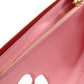 PRADA Saffiano Leather Long Wallet Pink with Gold Hardware