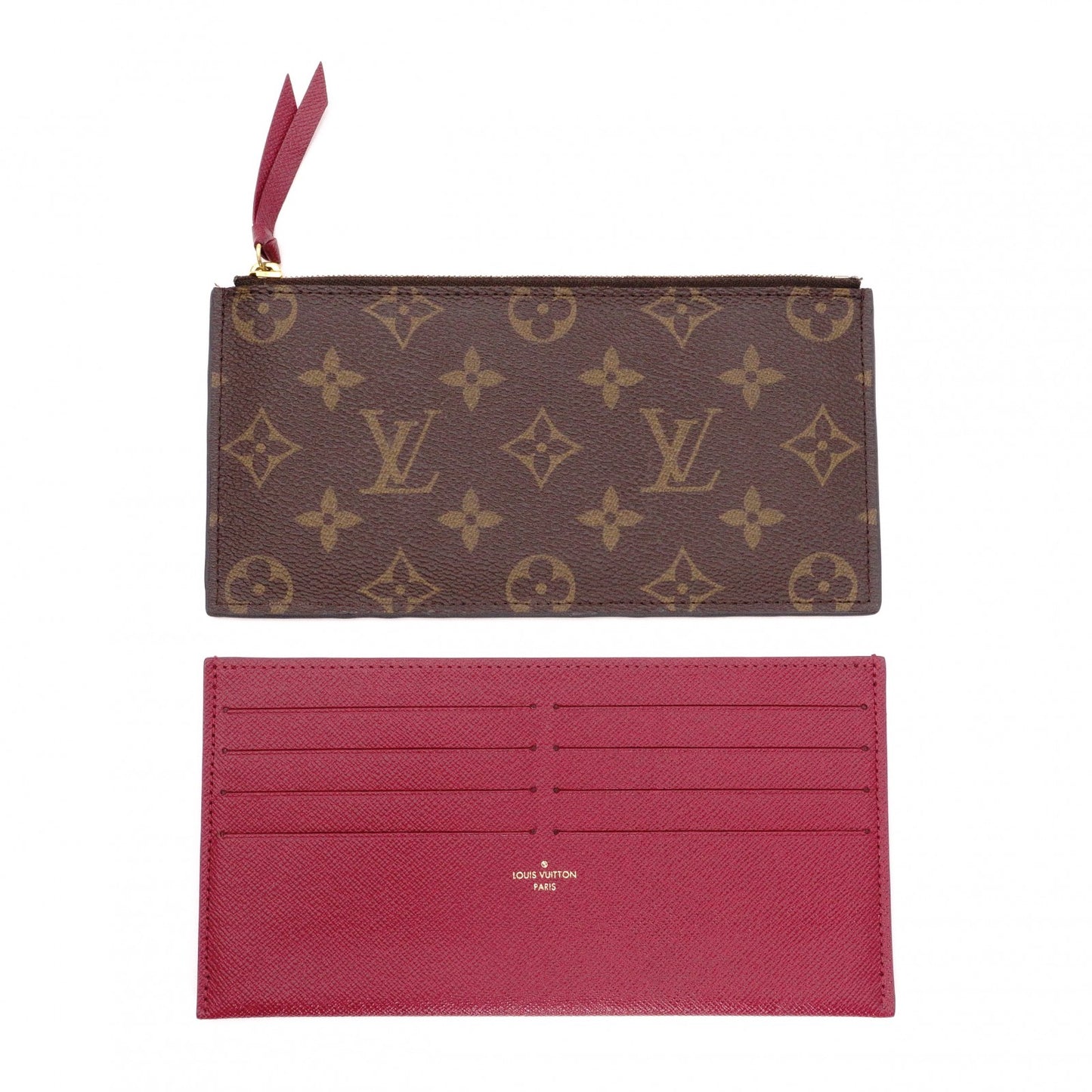 LOUIS VUITTON Pochette Felicity Monogram Canvas Shoulder Bag PVC Brown Crossbody