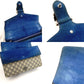 GUCCI Dionysus Flower Shoulder Bag Chain GG Supreme Beige × Blue PVC Suede 7-10-1003