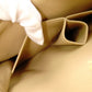 CHANEL Classic Double Flap Quilted 25 Shoulder Bag Leather Beige
