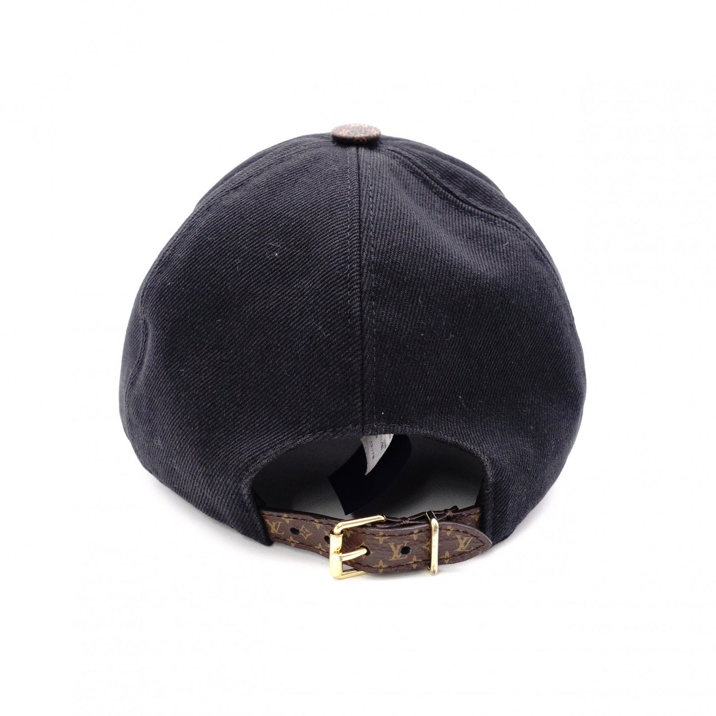LOUIS VUITTON M77806 Baseball Cap, Canvas, Black