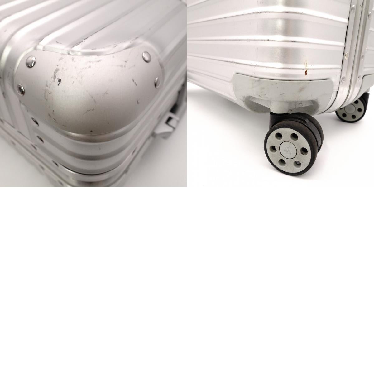 RIMOWA 925.40.00.402 Original Compact Carry-On Bag, Aluminum, Silver, 29 L, Cabin-Approved