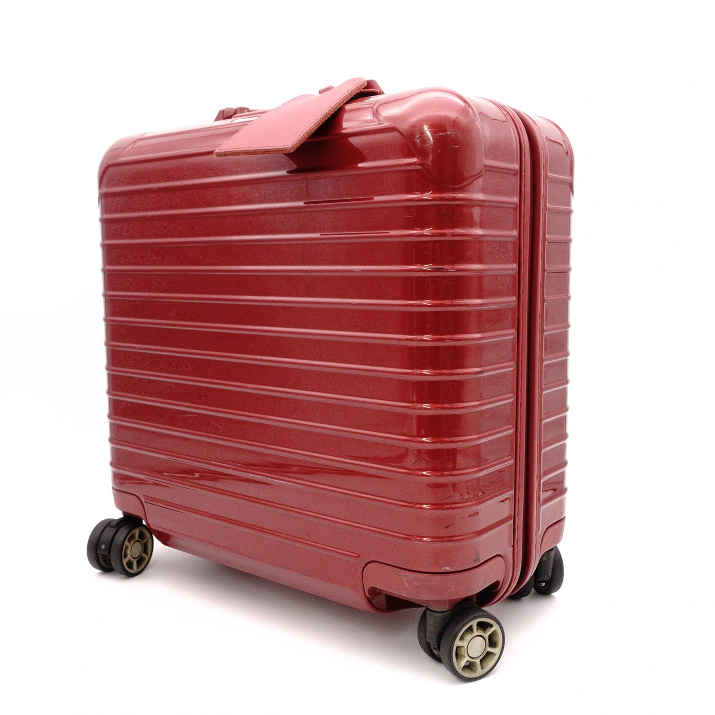 RIMOWA 873.40.11.2 Salsa Deluxe Carry-On Bag, Polycarbonate, Orient Red, 29L, Cabin-Approved