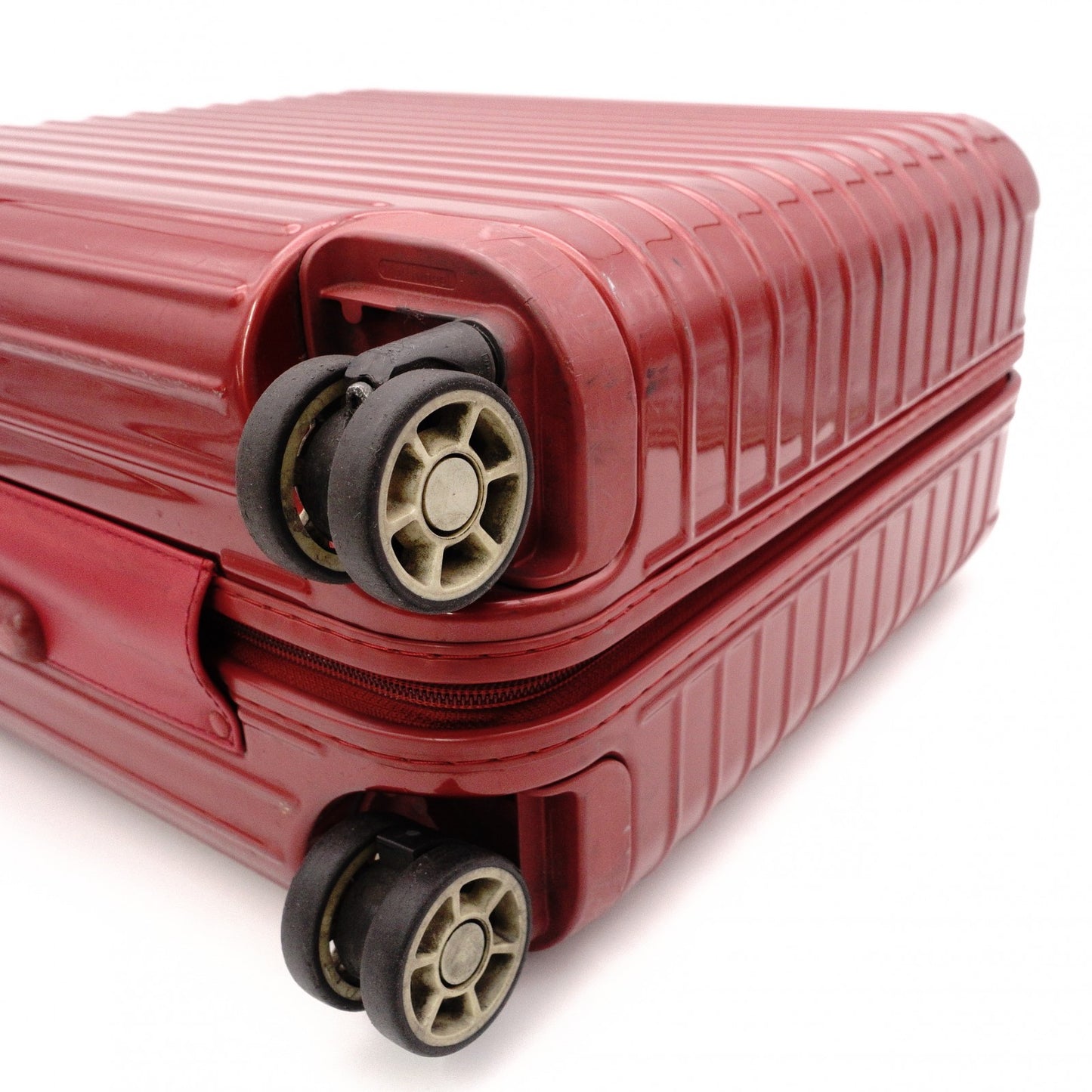 RIMOWA 873.40.11.2 Salsa Deluxe Carry-On Bag, Polycarbonate, Orient Red, 29L, Cabin-Approved