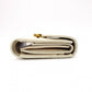 CELINE Triomphe Bifold Wallet Leather Beige