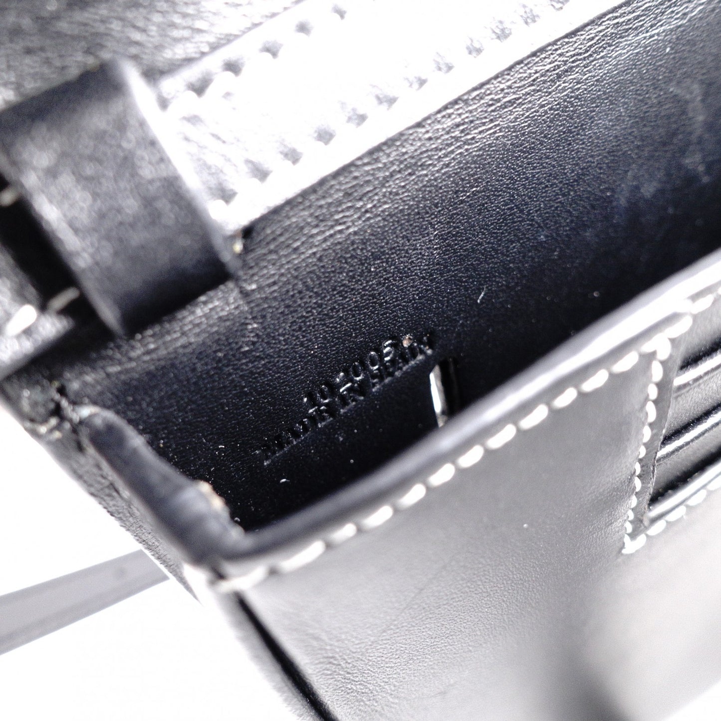 LOEWE Anagram Shoulder Bag, Leather, Black, Crossbody