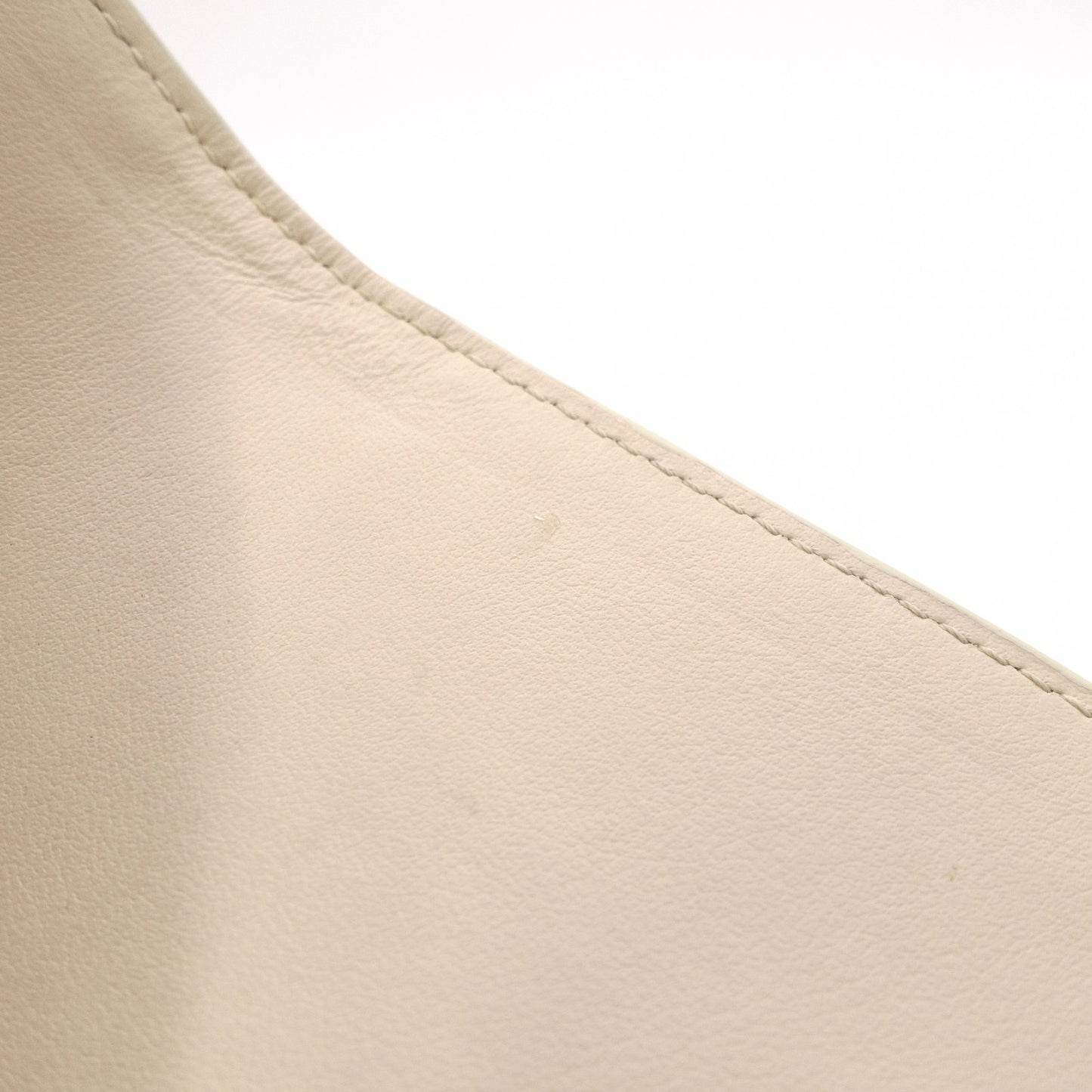 CELINE Triomphe Bifold Wallet Leather Beige