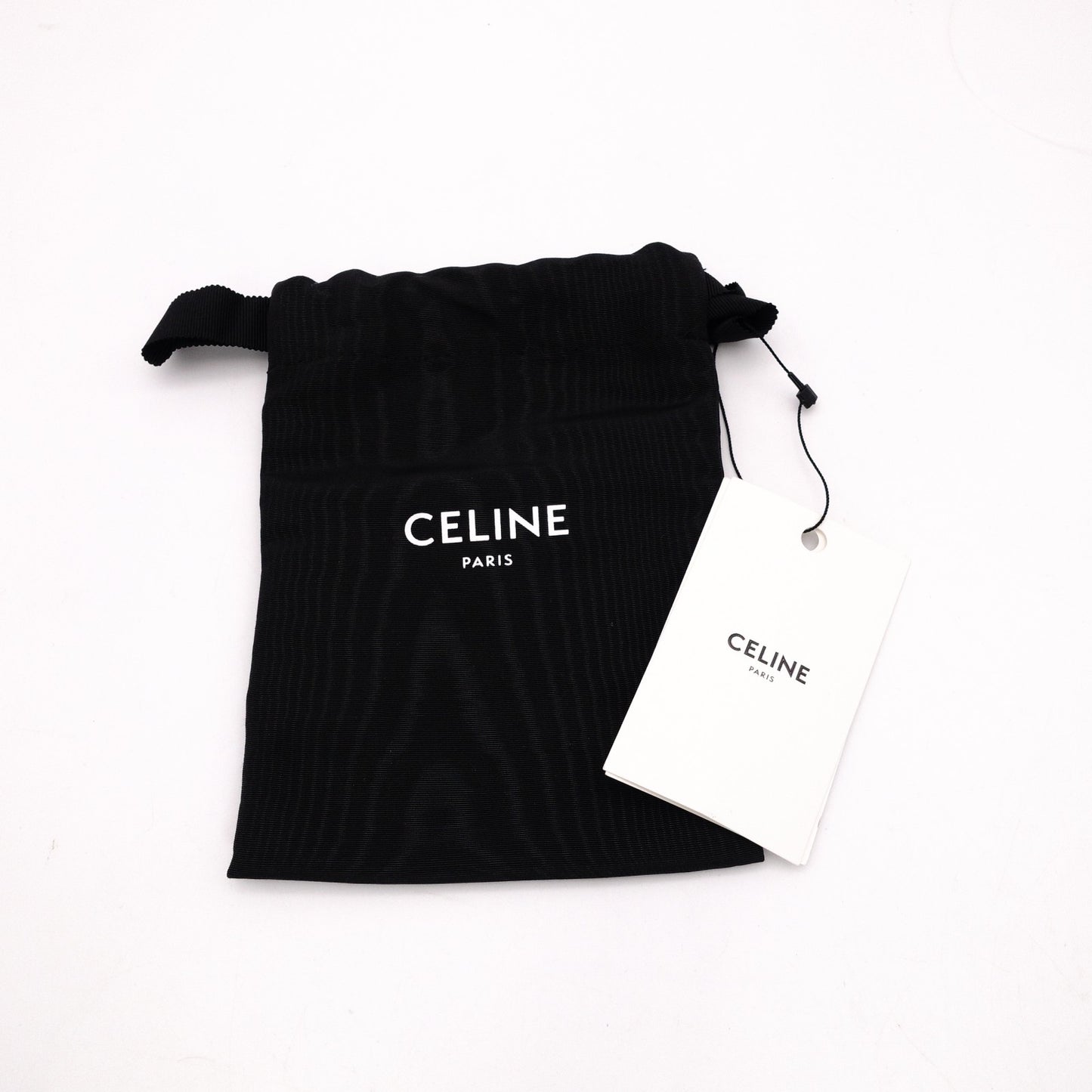 CELINE Triomphe Bifold Wallet Leather Beige