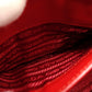 PRADA Diagram Chain Shoulder Bag Red Leather Silver Hardware Crossbody 7-10-721