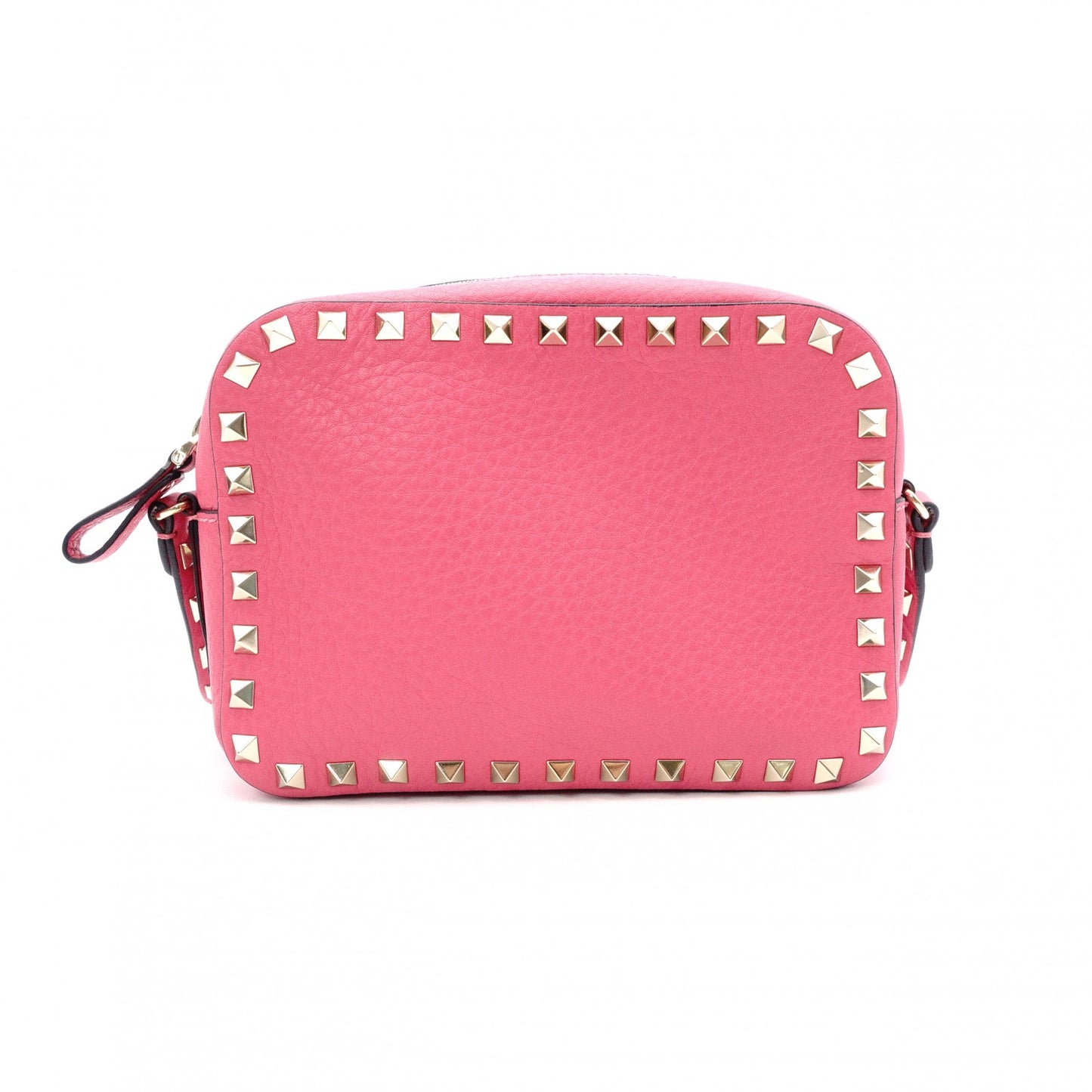 Valentino Garavani Studded Shoulder Bag, Leather, Pink, Crossbody