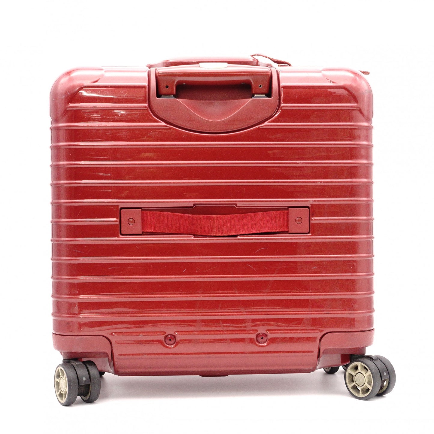 RIMOWA 873.40.11.2 Salsa Deluxe Carry-On Bag, Polycarbonate, Orient Red, 29L, Cabin-Approved