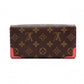 Louis Vuitton Portefeuille Sara Retiro Monogram Red